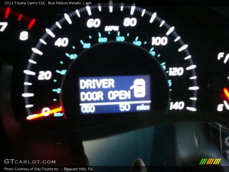 Blue Ribbon Metallic / Ash 2011 Toyota Camry XLE