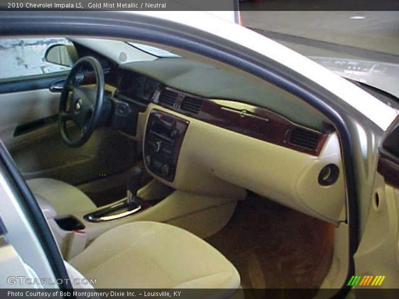 Gold Mist Metallic / Neutral 2010 Chevrolet Impala LS