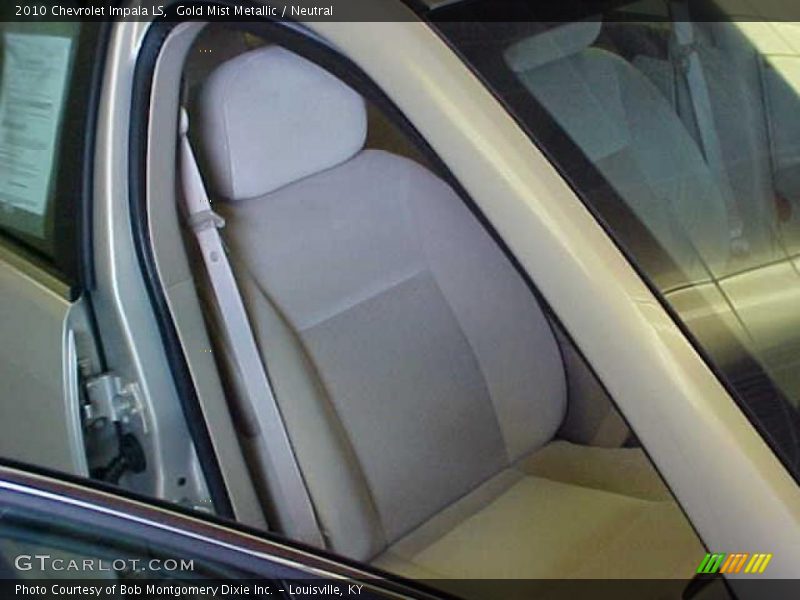 Gold Mist Metallic / Neutral 2010 Chevrolet Impala LS
