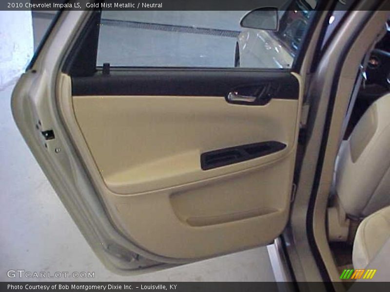 Gold Mist Metallic / Neutral 2010 Chevrolet Impala LS