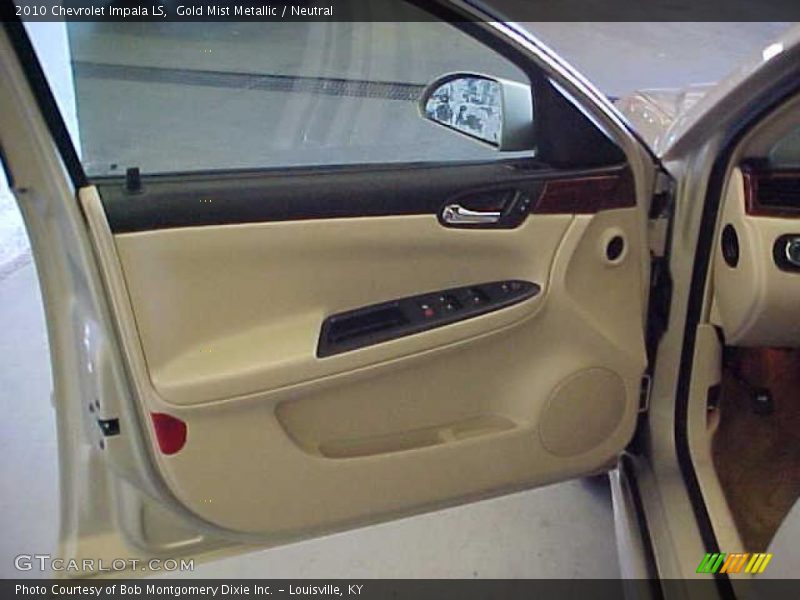 Gold Mist Metallic / Neutral 2010 Chevrolet Impala LS
