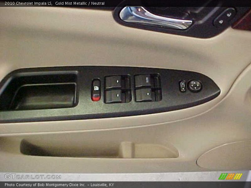 Gold Mist Metallic / Neutral 2010 Chevrolet Impala LS