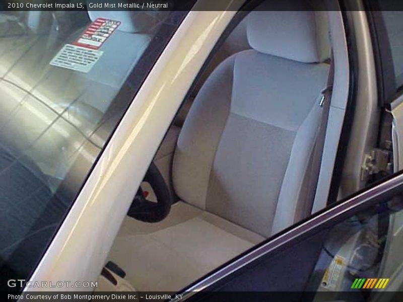 Gold Mist Metallic / Neutral 2010 Chevrolet Impala LS