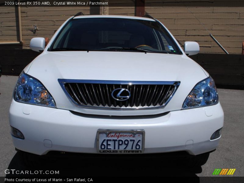 Crystal White Mica / Parchment 2009 Lexus RX 350 AWD