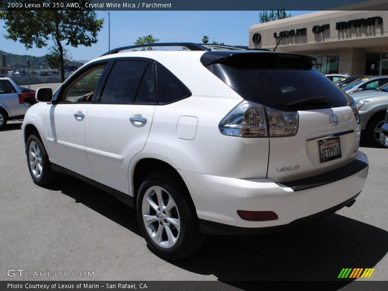 Crystal White Mica / Parchment 2009 Lexus RX 350 AWD