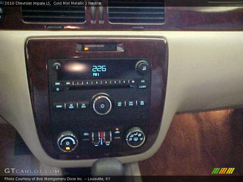 Gold Mist Metallic / Neutral 2010 Chevrolet Impala LS