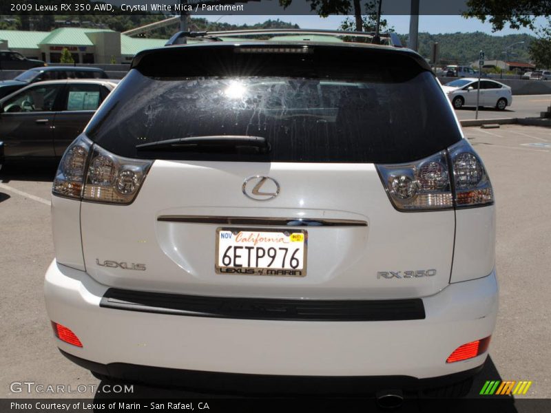 Crystal White Mica / Parchment 2009 Lexus RX 350 AWD