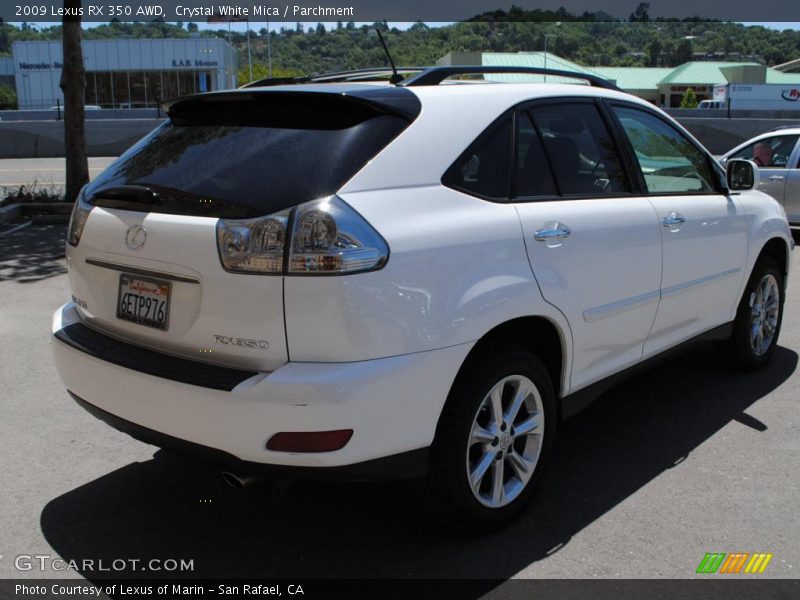Crystal White Mica / Parchment 2009 Lexus RX 350 AWD