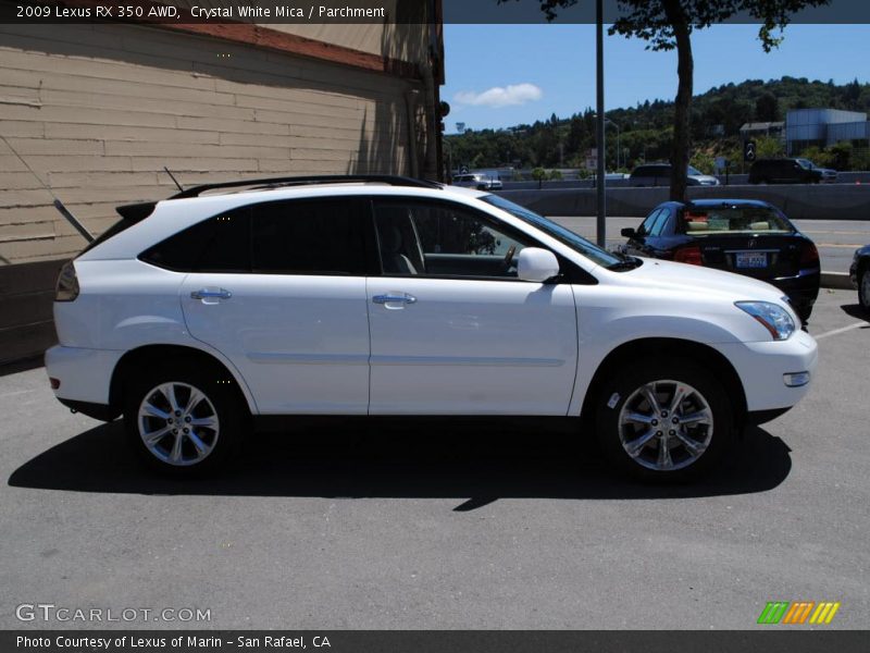 Crystal White Mica / Parchment 2009 Lexus RX 350 AWD