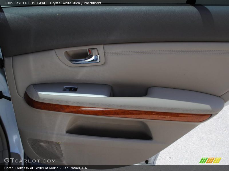 Crystal White Mica / Parchment 2009 Lexus RX 350 AWD