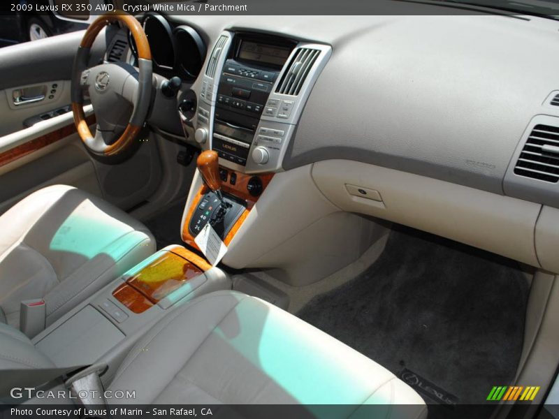 Crystal White Mica / Parchment 2009 Lexus RX 350 AWD