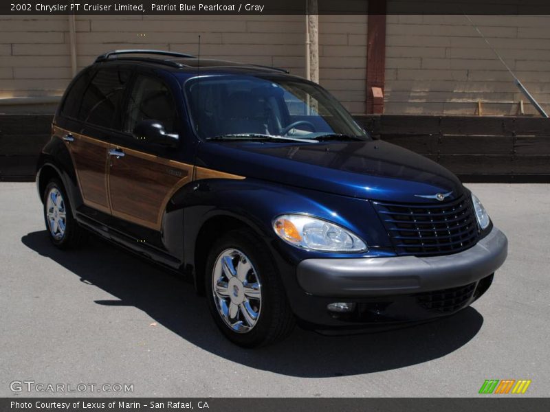 Patriot Blue Pearlcoat / Gray 2002 Chrysler PT Cruiser Limited