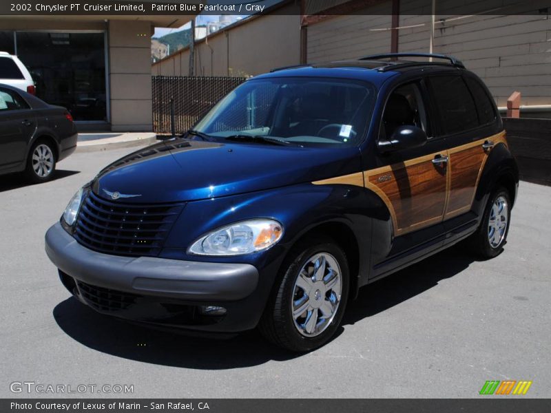 Patriot Blue Pearlcoat / Gray 2002 Chrysler PT Cruiser Limited