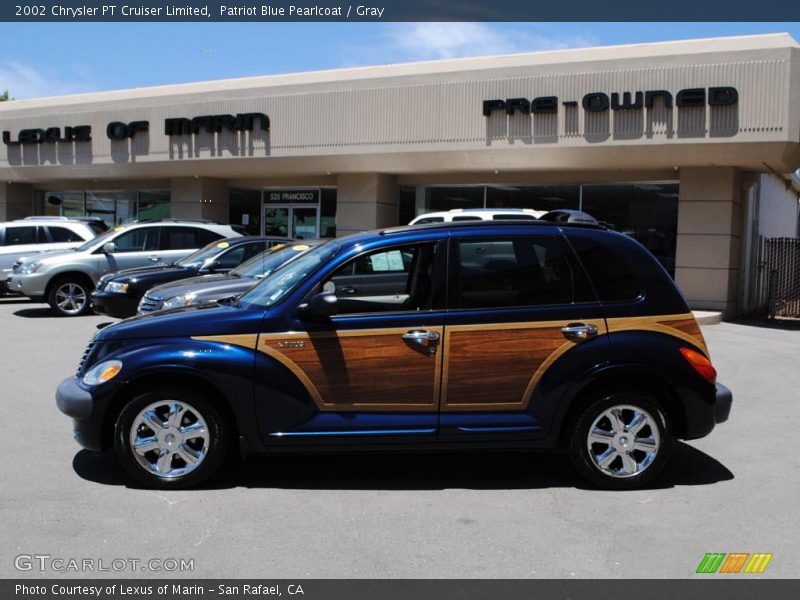 Patriot Blue Pearlcoat / Gray 2002 Chrysler PT Cruiser Limited