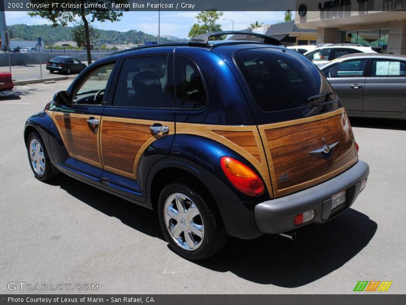 Patriot Blue Pearlcoat / Gray 2002 Chrysler PT Cruiser Limited
