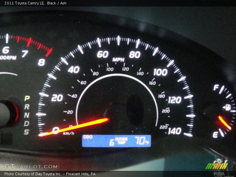 Black / Ash 2011 Toyota Camry LE