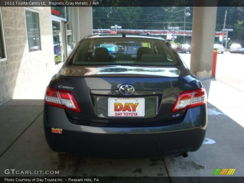 Magnetic Gray Metallic / Ash 2011 Toyota Camry LE