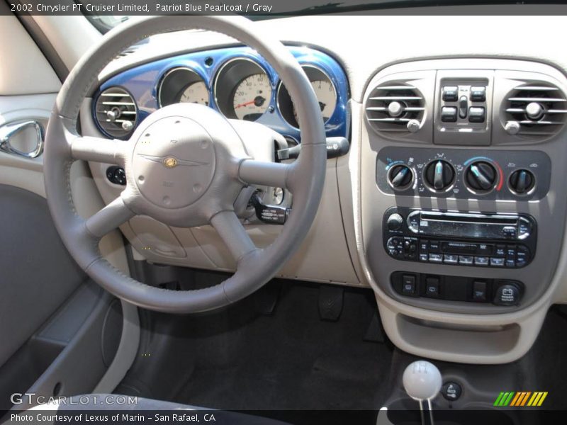 Patriot Blue Pearlcoat / Gray 2002 Chrysler PT Cruiser Limited