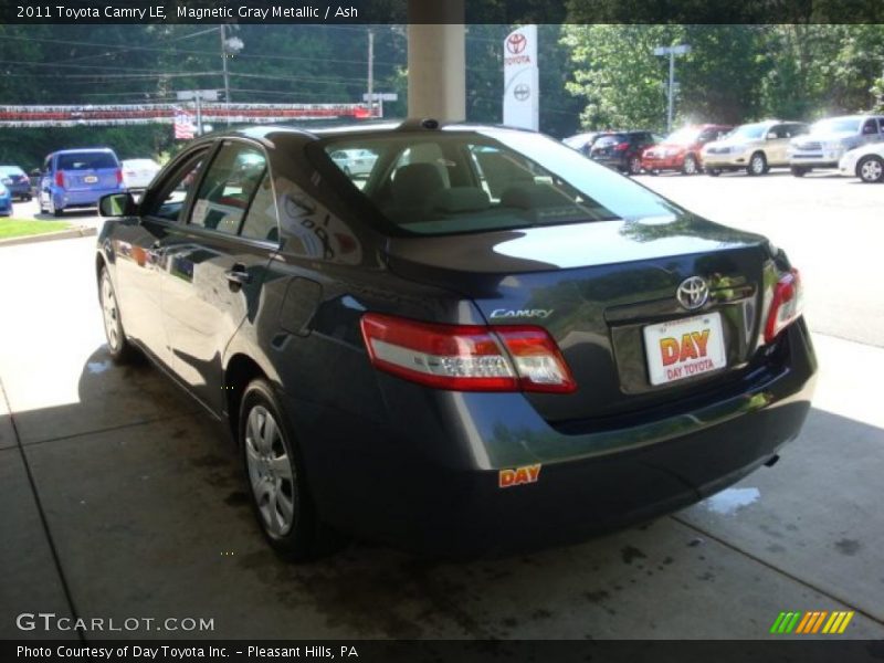 Magnetic Gray Metallic / Ash 2011 Toyota Camry LE