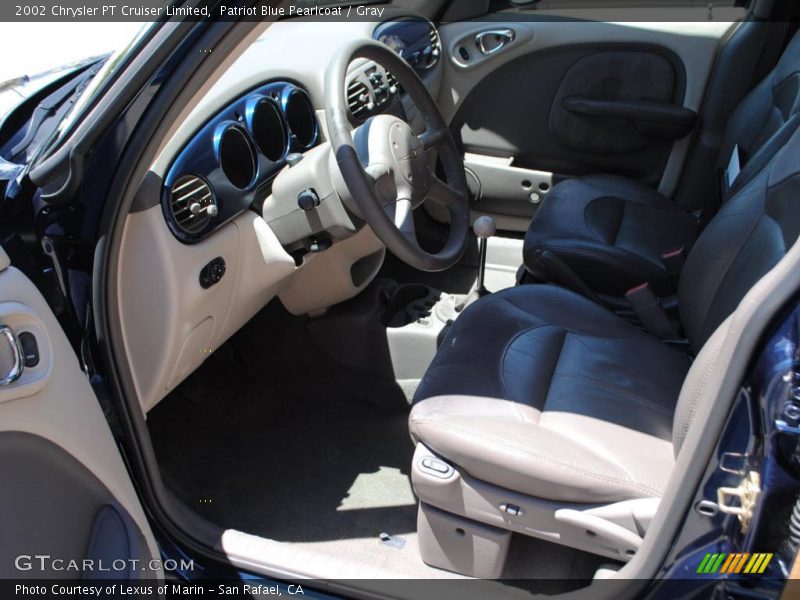 Patriot Blue Pearlcoat / Gray 2002 Chrysler PT Cruiser Limited