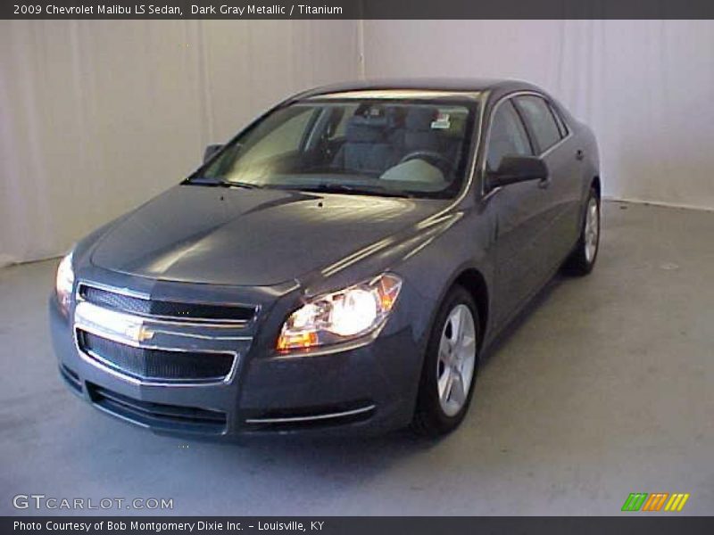Dark Gray Metallic / Titanium 2009 Chevrolet Malibu LS Sedan