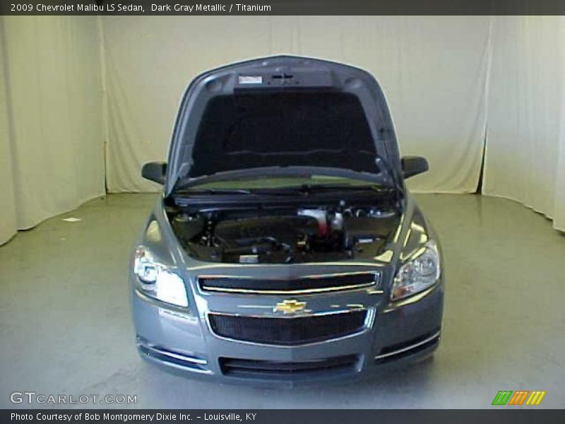 Dark Gray Metallic / Titanium 2009 Chevrolet Malibu LS Sedan