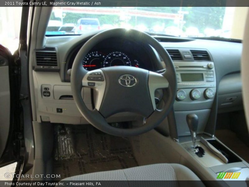 Magnetic Gray Metallic / Ash 2011 Toyota Camry LE