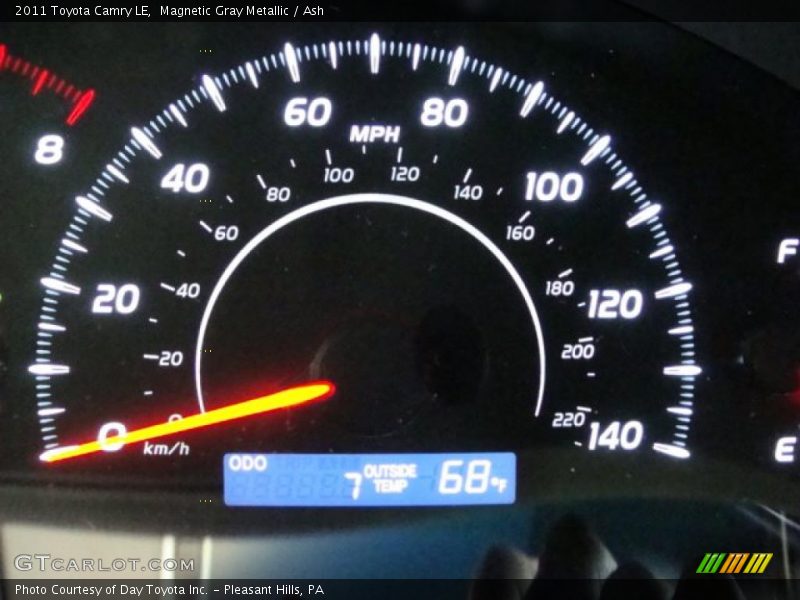 Magnetic Gray Metallic / Ash 2011 Toyota Camry LE