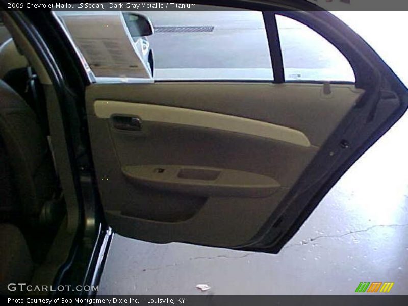 Dark Gray Metallic / Titanium 2009 Chevrolet Malibu LS Sedan