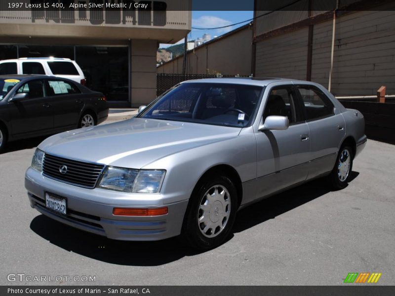 Alpine Silver Metallic / Gray 1997 Lexus LS 400