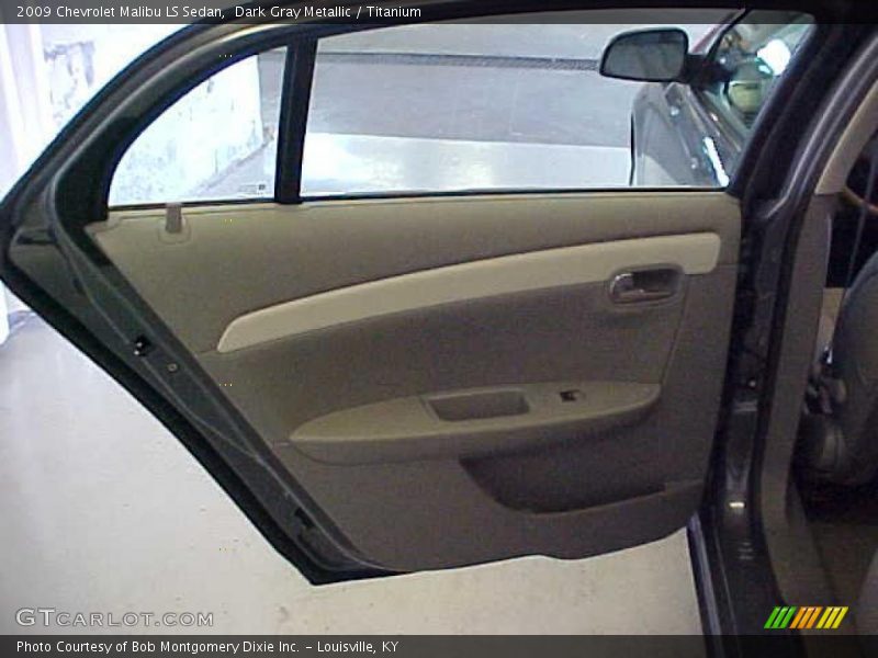 Dark Gray Metallic / Titanium 2009 Chevrolet Malibu LS Sedan