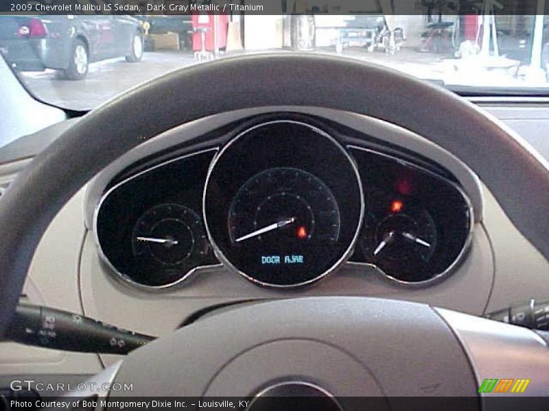 Dark Gray Metallic / Titanium 2009 Chevrolet Malibu LS Sedan