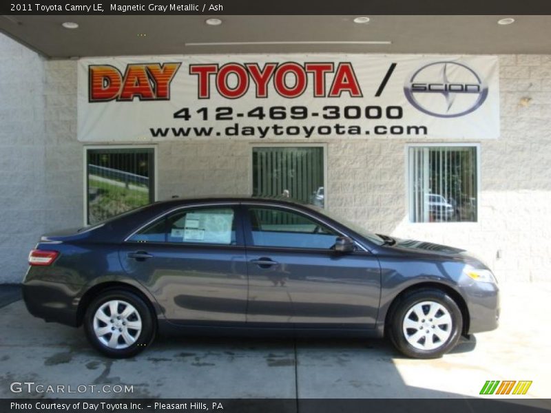 Magnetic Gray Metallic / Ash 2011 Toyota Camry LE