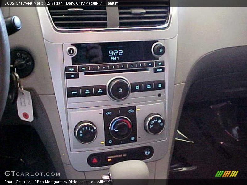 Dark Gray Metallic / Titanium 2009 Chevrolet Malibu LS Sedan