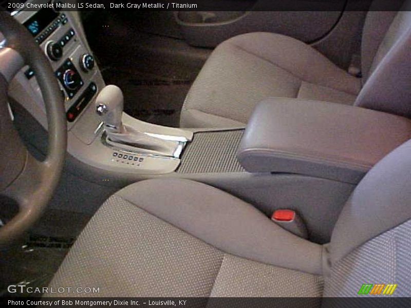 Dark Gray Metallic / Titanium 2009 Chevrolet Malibu LS Sedan