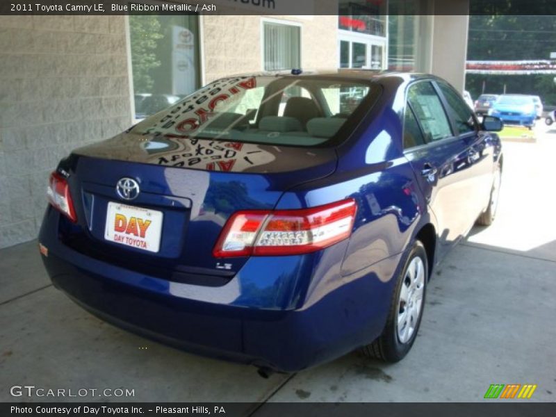Blue Ribbon Metallic / Ash 2011 Toyota Camry LE