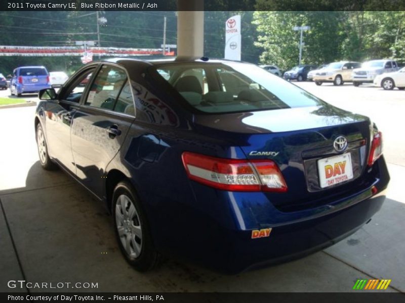 Blue Ribbon Metallic / Ash 2011 Toyota Camry LE