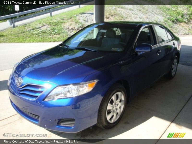 Blue Ribbon Metallic / Ash 2011 Toyota Camry LE