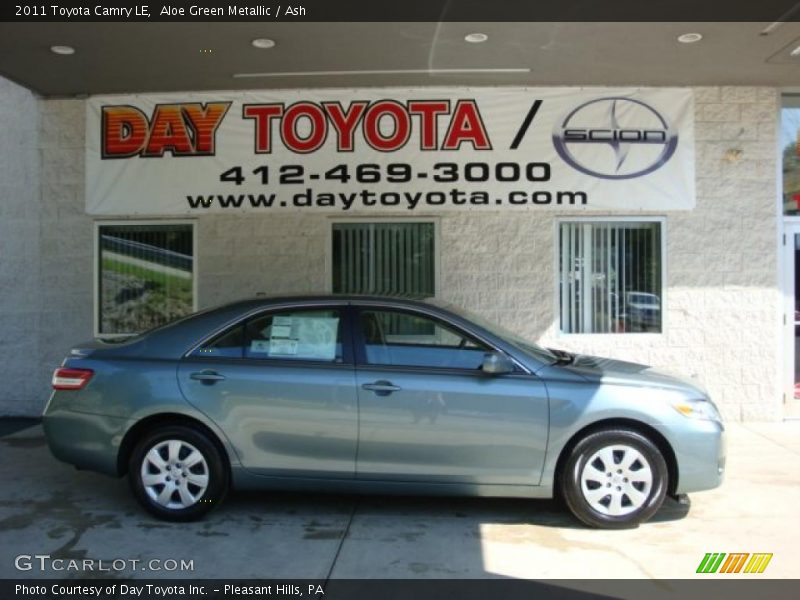 Aloe Green Metallic / Ash 2011 Toyota Camry LE