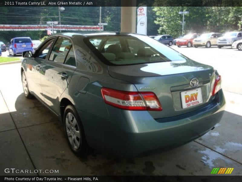 Aloe Green Metallic / Ash 2011 Toyota Camry LE