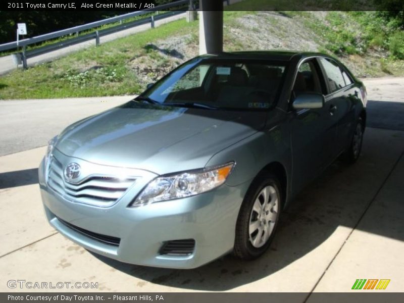 Aloe Green Metallic / Ash 2011 Toyota Camry LE