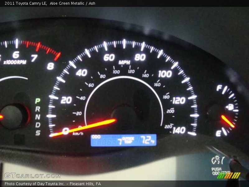 Aloe Green Metallic / Ash 2011 Toyota Camry LE