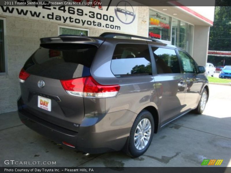 Predawn Gray Mica / Light Gray 2011 Toyota Sienna XLE