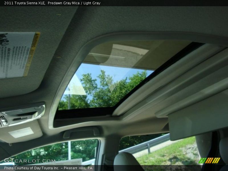 Predawn Gray Mica / Light Gray 2011 Toyota Sienna XLE