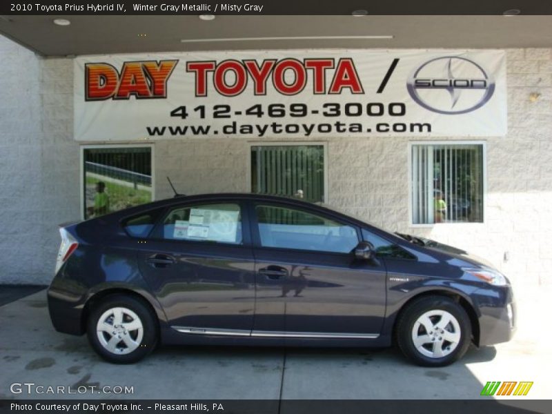 Winter Gray Metallic / Misty Gray 2010 Toyota Prius Hybrid IV