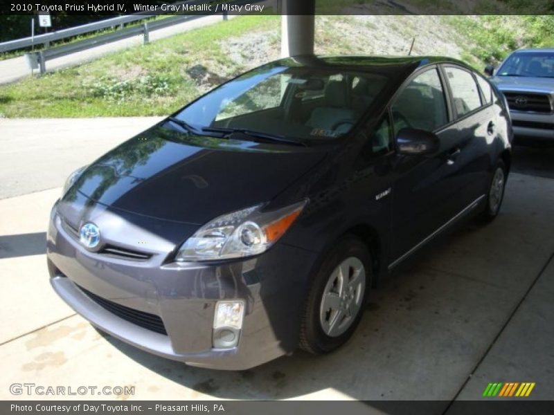 Winter Gray Metallic / Misty Gray 2010 Toyota Prius Hybrid IV