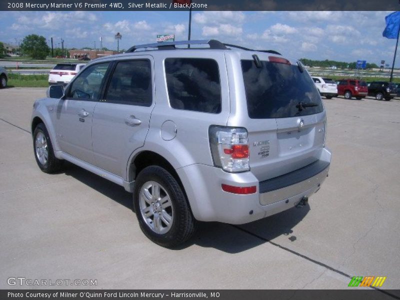 Silver Metallic / Black/Stone 2008 Mercury Mariner V6 Premier 4WD