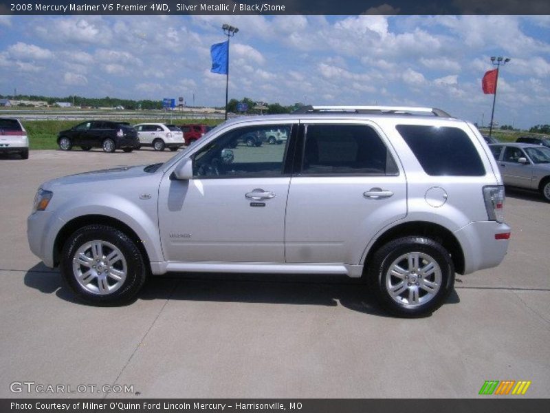Silver Metallic / Black/Stone 2008 Mercury Mariner V6 Premier 4WD