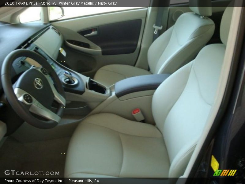 Winter Gray Metallic / Misty Gray 2010 Toyota Prius Hybrid IV