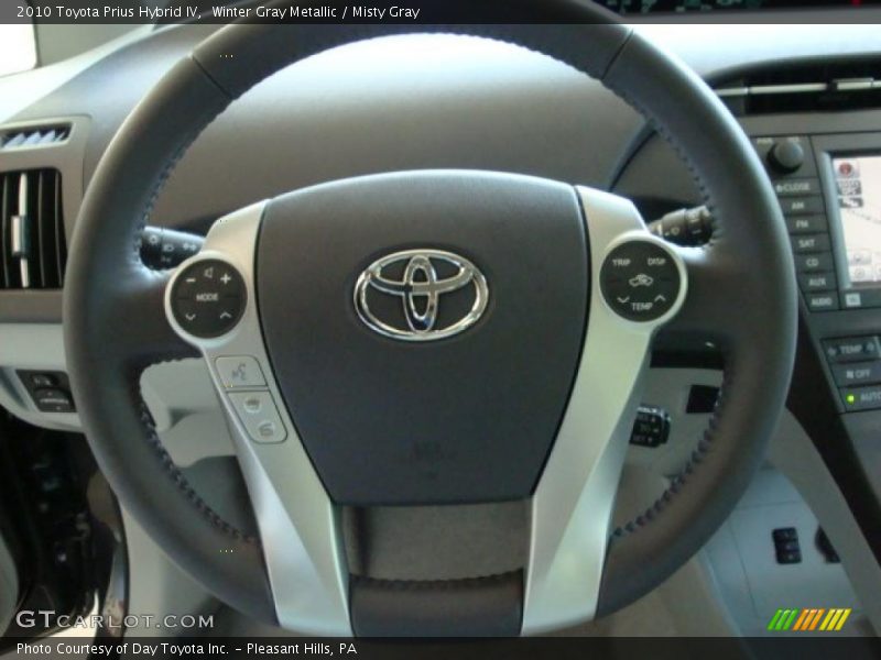 Winter Gray Metallic / Misty Gray 2010 Toyota Prius Hybrid IV